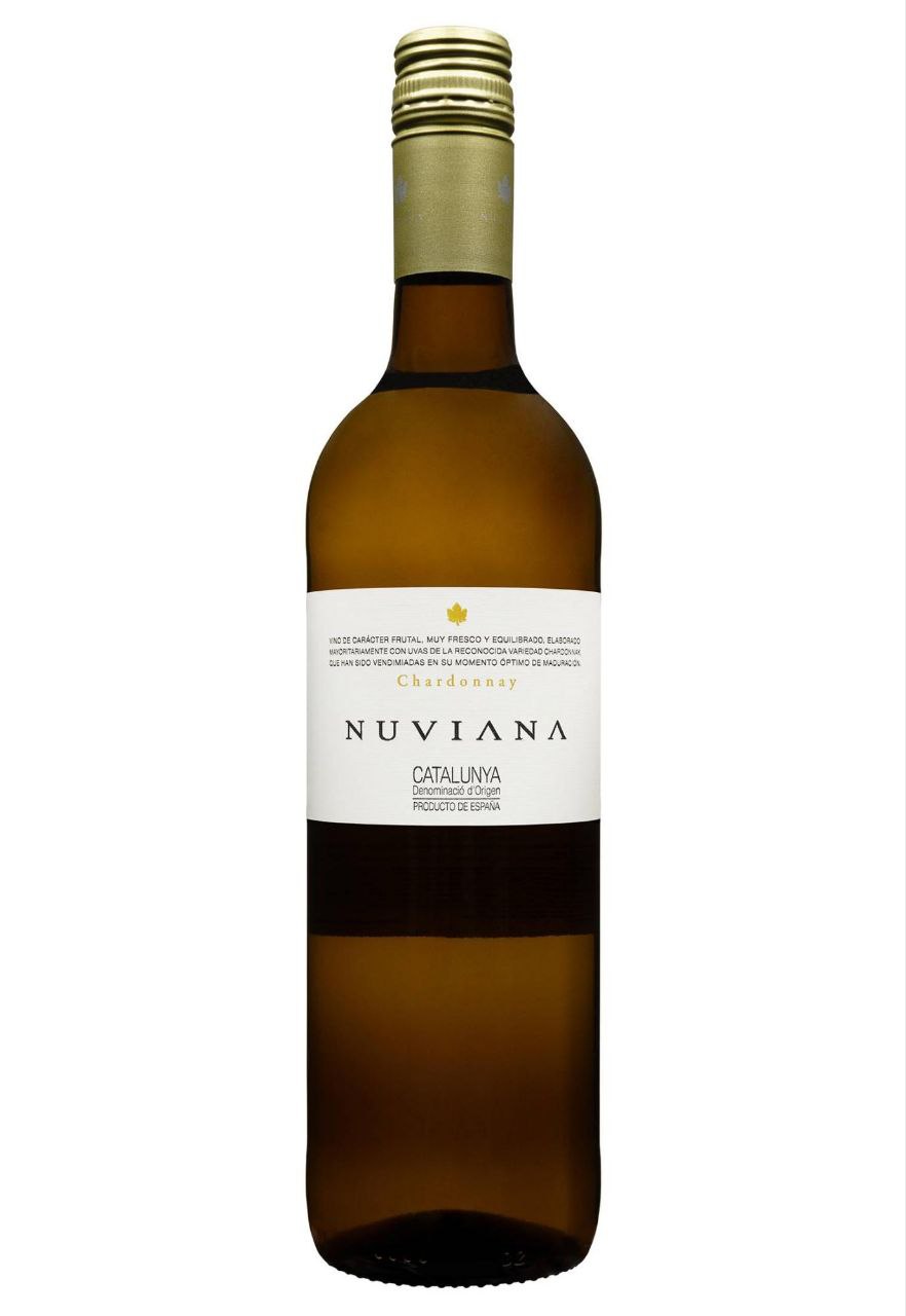 Вино Nuviana Chardonnay біле сухе 0,75 Іспанія 12%